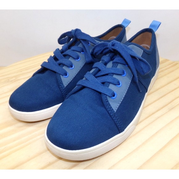 Vionic Shoes - Vionic Pisces Shoes Sneakers‎ Womens Blue Size 8 Lace Up Canvas
